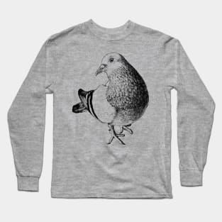 Feral Pigeon Animal Portrait Long Sleeve T-Shirt